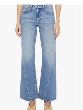 High-Rise Light Wash Wide-Leg Jeans